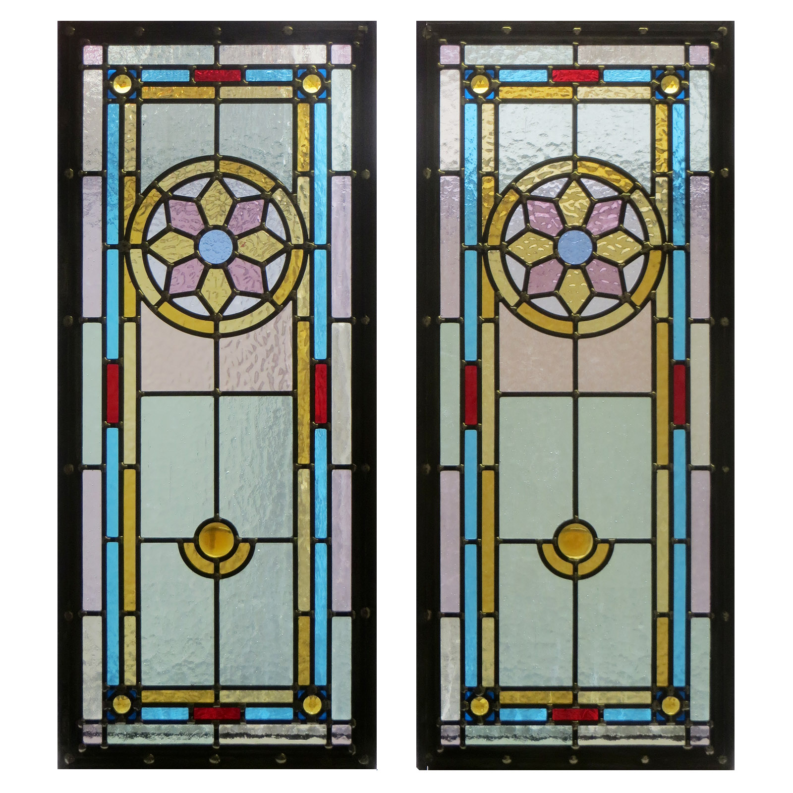 Detailed Traditional Stained Glass Panels