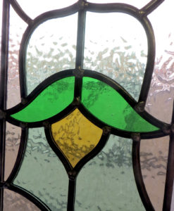 Simple Traditional Stained Glass Panel