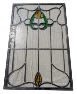 Art Nouveau Simple Stained Glass Panel