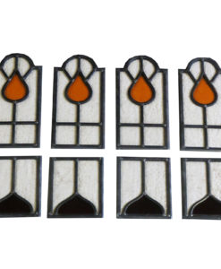 Water Drop Stained Glass Panels