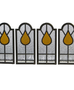 Water Drop Stained Glass Panels