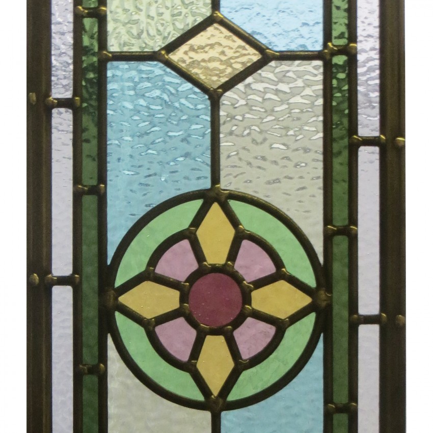 Detailed Traditional Stained Glass   From Period Home Style