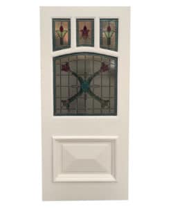 BD18B - Hardwood Arched Five Panel Door (Victorian/Edwardian)