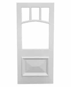 BD18B - Hardwood Arched Five Panel Door (Victorian/Edwardian)