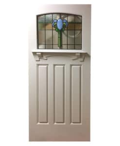 BD24 - Hardwood Square Arched Top Door (1930s)