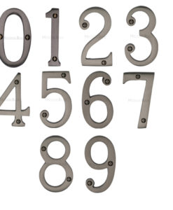 0-9 Face Fixed Door Numerals (76mm)