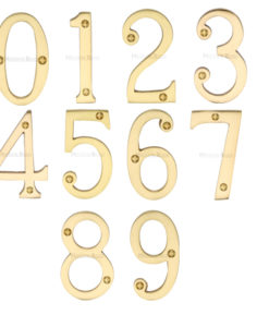 0-9 Face Fixed Door Numerals (76mm)