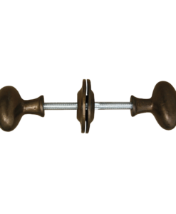 Oval Mortice/Rim Knob Set