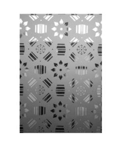 Gem Etched Glass Panel