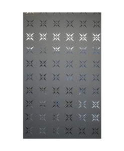 Regent Etched Glass Panel