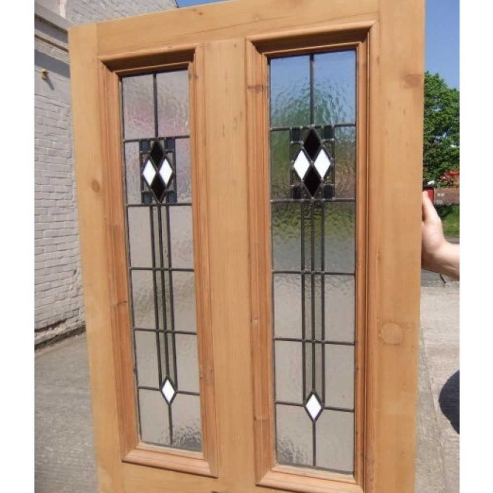 Art Deco Stained Glass Door