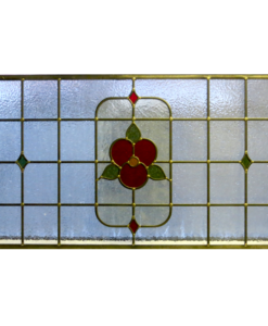 Simple Traditional Stained Glass Panel