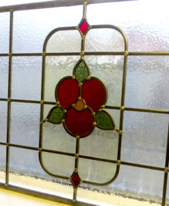 Simple Traditional Stained Glass Panel