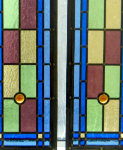Detailed Edwardian Stained Glass Panels