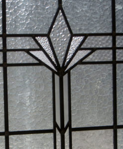 Detailed Art Deco Stained Glass Panel