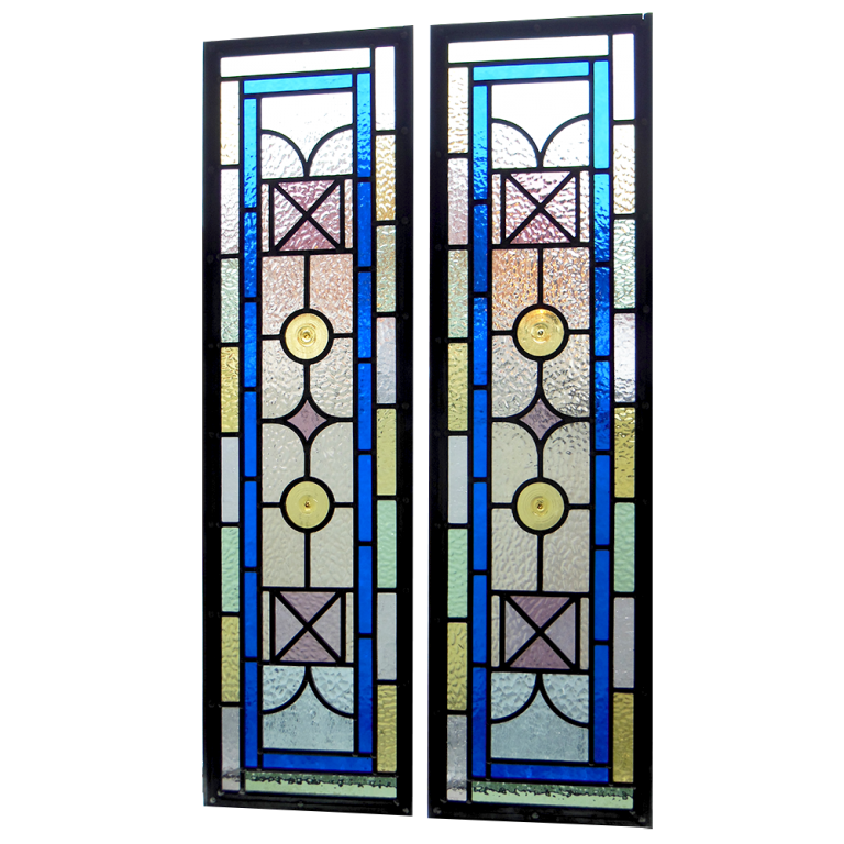 Victorian Kyle Stained Glass Panels From Period Home Style