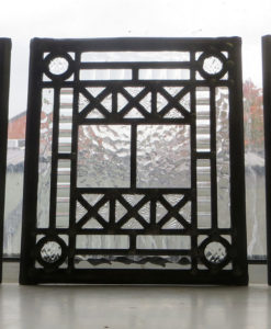 Square Edwardian Stained Glass Panels