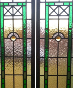 Edwardian Style Stained Glass Panels