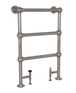 Small Colossus Steel Towel Rail Nickel Finish