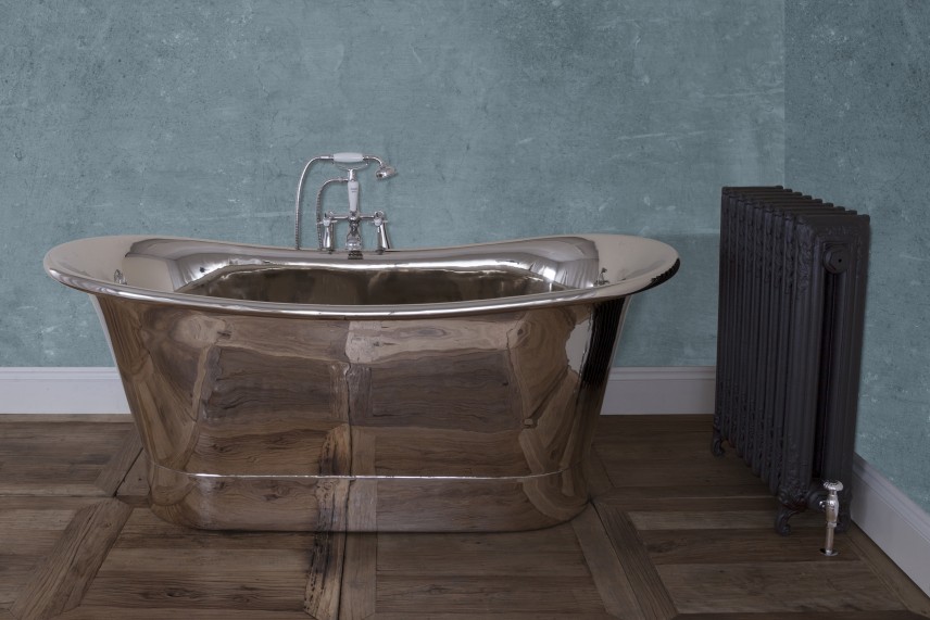 Normandy Copper Bath With Nickel Finish
