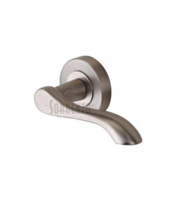 Aurora Door Handle On Round Rose