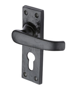 Black Iron Windsor Door Handle
