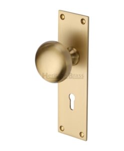 Satin Brass Balmoral Door Knob