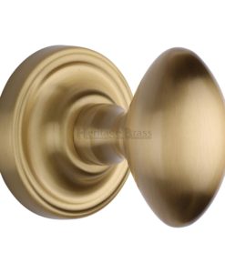 Satin Brass Chelsea Mortice Knob