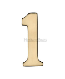 Solid Brass Door Numerals