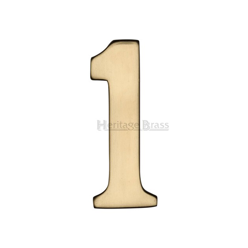 Solid Brass Door Numerals