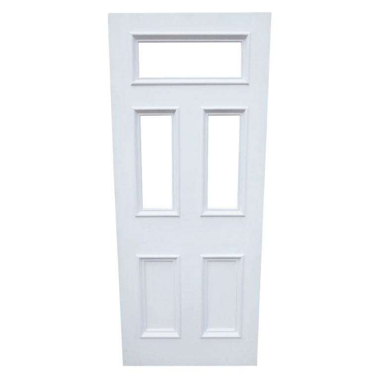 Bespoke Victorian 5 Panel Hardwood Fanlight Door - Period Home Style