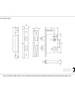 Black Euro Profile Sash Lock 3