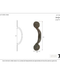 Beeswax Bean D Handle 4