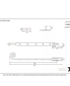Black Handmade Monkeytail Stay 12