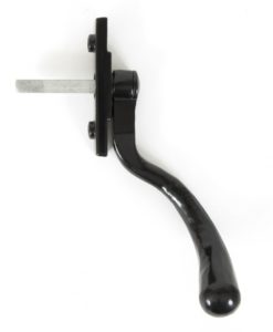 Black Peardrop Espagnolette Handle (LH)