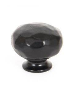 Black Hammered Cabinet Knob (Small)