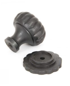 Beeswax Cabinet Knob With Base (Large)