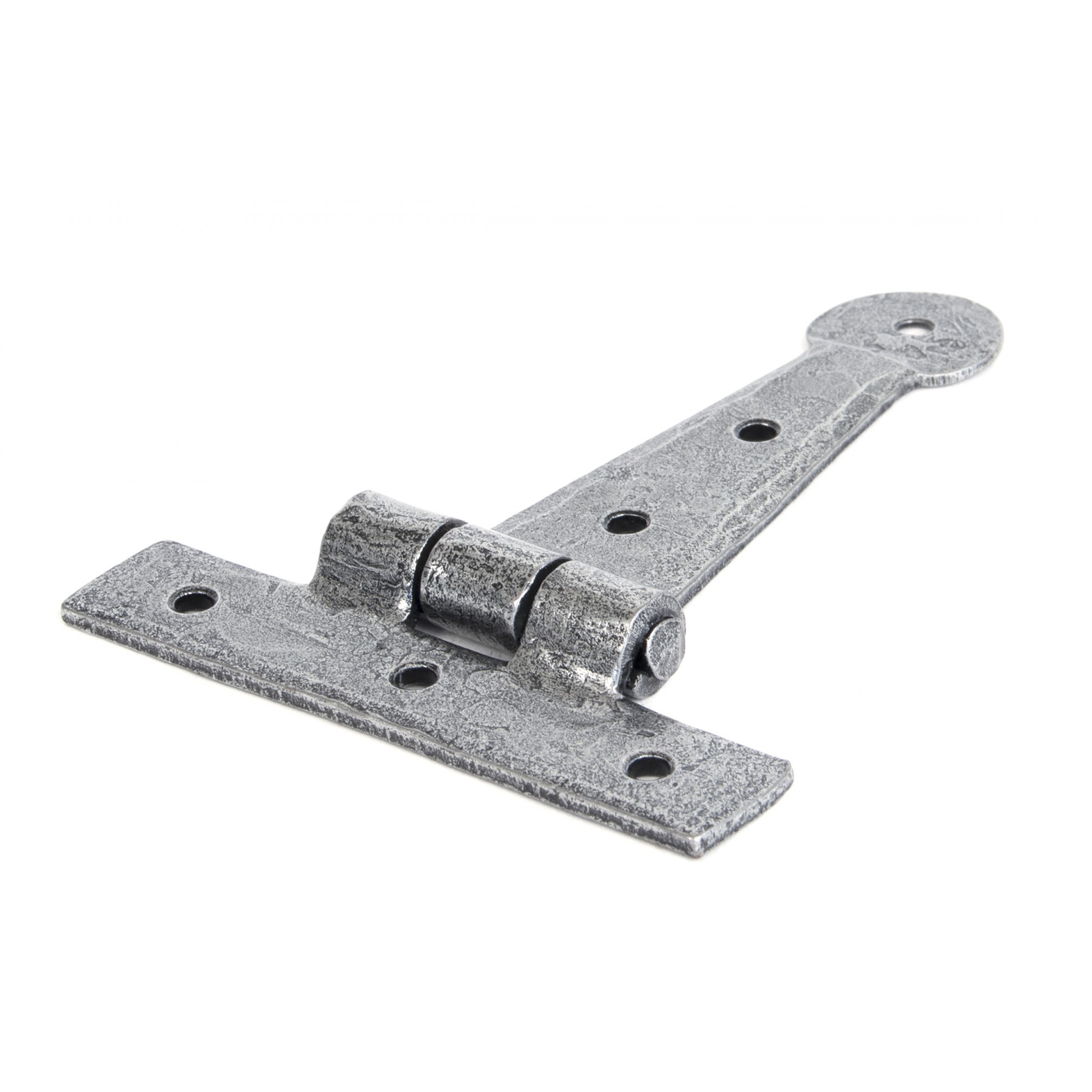 thumbnail image 2 of Jedo Pewter Traditional T Hinge - Handforged Cast Iron For Internal Or External Doors 2 of 5