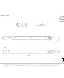 Pewter Peardrop Stay (10