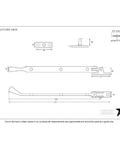 Pewter Peardrop Stay (12