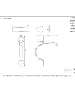 Black Gothic Thumblatch