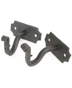 Beeswax Curtain Pole Mounting Brackets (Pair)