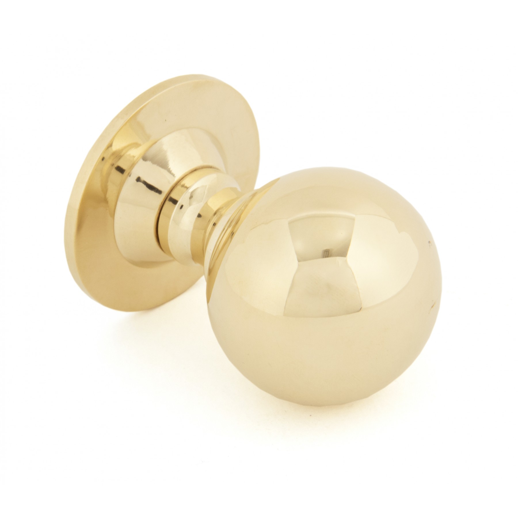 Polished brass cabinet knobs