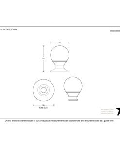 Small Polished Nickel Ball Cabinet Knob