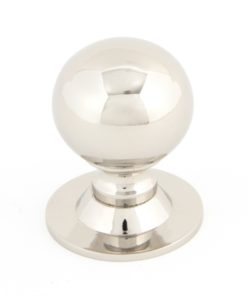 Small Polished Nickel Ball Cabinet Knob