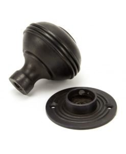 Aged Bronze Prestbury Mortice/Rim Knob Set