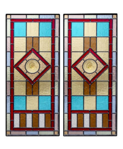 Stunning Edwardian Stained Glass Panels