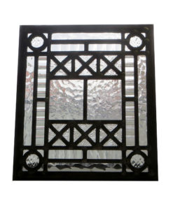 Square Edwardian Stained Glass Panels