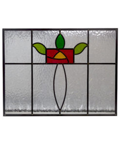 Art Deco Stained Glass Panel