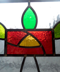 Art Deco Stained Glass Panel